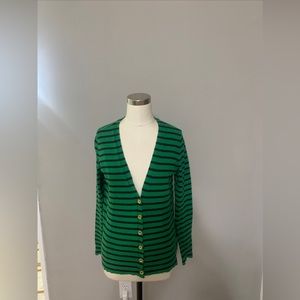 MK striped cardigan